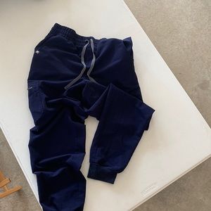 Figs navy scrub jogger pants